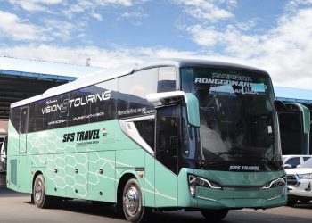 Pakai Bodi Skylander R22, Dua Bus Baru PO Semarang Pesona Semesta Tampil Elegan