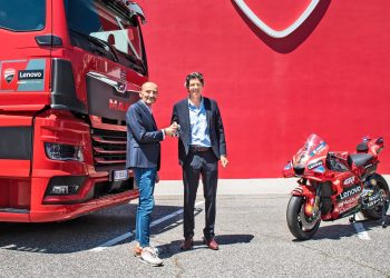 Truk MAN TGX 18.520 Jadi Official Truck Tim Ducati Lenovo MotoGP