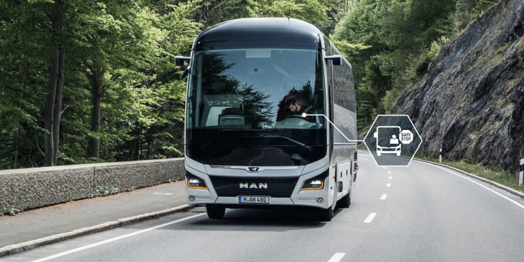 MAN Kenalkan Fitur Keselamatan Cerdas Bus SafeStop Assist, Begini Cara Kerjanya