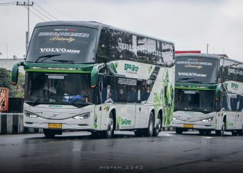 Bus Double Decker Pertama PO EPA Star Resmi Meluncur Dari Karoseri Tentrem