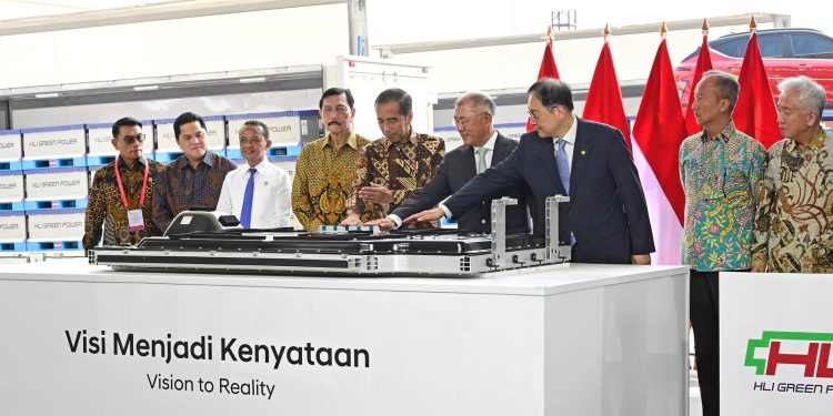Pabrik Sel Baterai Mobil Listrik Indonesia Resmi Beroperasi