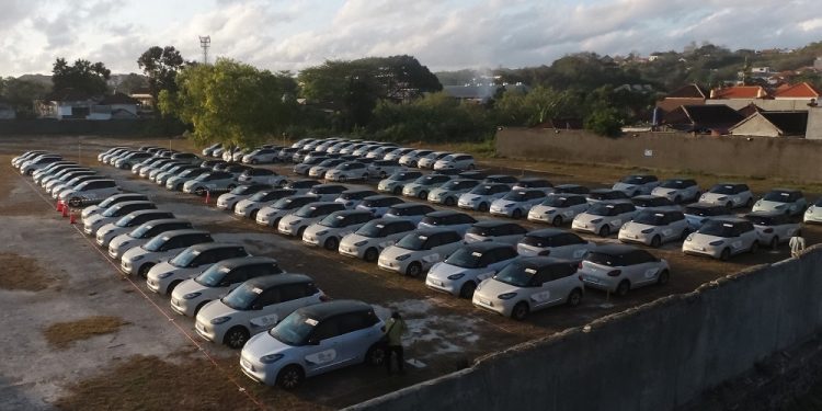 158 Mobil Listrik Wuling Ikut Serta di Forum Internasional HLF-MSP & 2nd IAF 2024