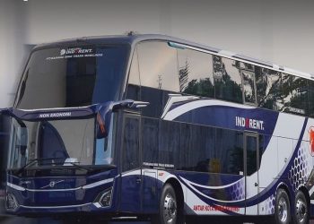 PO Unicorn Indorent Rilis 5 Bus Double Decker Baru dari Karoseri Adiputro