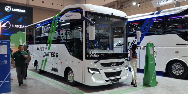 Profil Bus Listrik E-Nucleus Buatan Laksana, Pakai Sasis Hyundai County EV