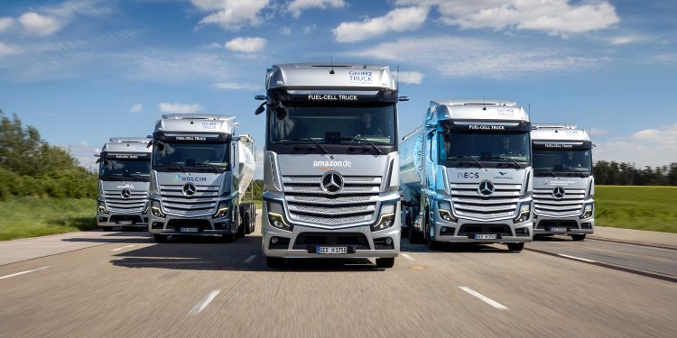 5 Perusahaan Raksasa Ini Mulai Uji Truk Hidrogen Mercedes-Benz GenH2 Fuel Cell