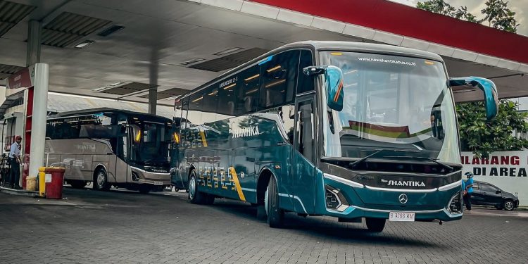 PO New Shantika Rilis 4 Bus Anyar, Andalkan Sasis Mercedes-Benz OH1626L