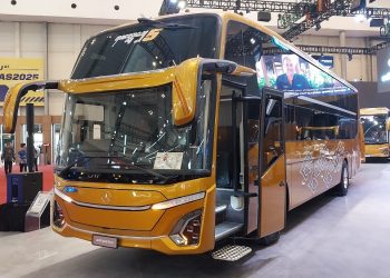 Sleeper Bus PO Berlian Jaya ex GIIAS 2024 Mulai Mengaspal