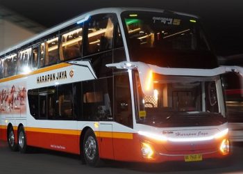 PO Harapan Jaya Tambah Bus Double Decker Baru Pakai Bodi Jetbus 5