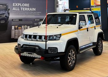BAIC BJ40 Plus Mining Edition Pikat Para Pengunjung Mining Indonesia 2024