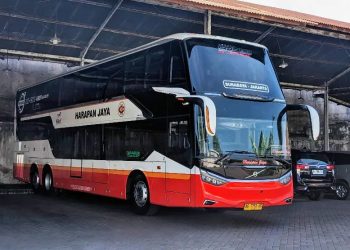 PO Harapan Jaya Rilis Bus Double Decker Combi Suites, Siap Layani Trayek Jakarta-Surabaya