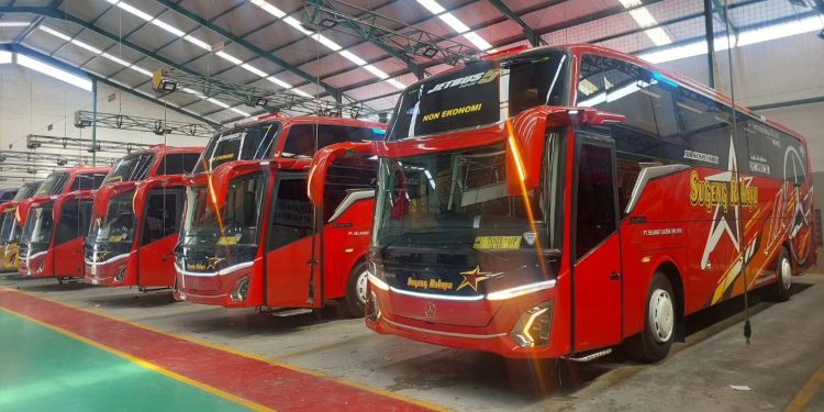 PO Sugeng Rahayu Punya 4 Unit Bus Baru, Dibalut Jetbus 5 MHD Double Glass
