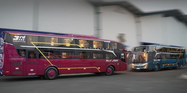 PO MJPM Tambah Dua Sleeper Bus Baru, Gunakan Bodi Jetbus 5 Dream Coach