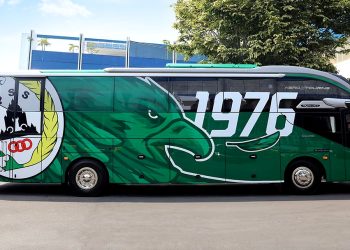 Intip Bus Baru PSS Sleman, Pakai Bodi Skylander R22 FL Aero 8 Touring