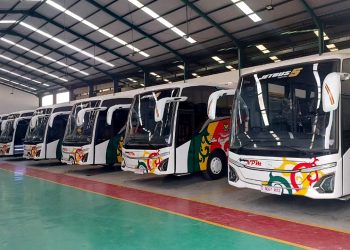 PO NPM Borong 10 Unit Bus Sutan Class Baru Dari Karoseri Adiputro