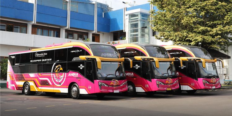 3 Sleeper Bus Baru Tanpa Toilet Milik PO Aneka Transport Segera Mengaspal
