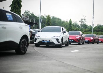 Touring Komunitas Mobil Listrik MG, Tempuh Jarak Lebih Dari 1.500 KM