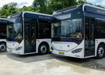 60 Bus Listrik Baru Mulai Mengaspal di Kota Medan