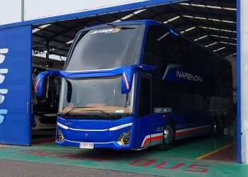 Bus Double Decker Terbaru PO Narendra Resmi Meluncur, Kabin Super Nyaman