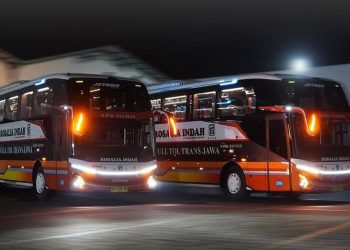 Pakai Bodi Jetbus 5 SHD, Bus Baru PO Rosalia Indah Punya Dua Kelas Berbeda di Kabinnya