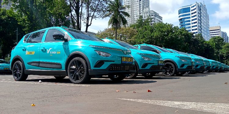 Taksi Listrik Xanh SM Resmi Beroperasi di Indonesia, Andalkan VinFast VF e34