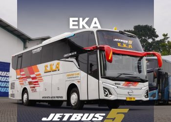 8 Bus Terbaru PO Eka Pakai Bodi Jetbus 5 SHD, Bakal Layani Rute AKAP