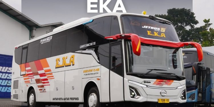 8 Bus Terbaru PO Eka Pakai Bodi Jetbus 5 SHD, Bakal Layani Rute AKAP