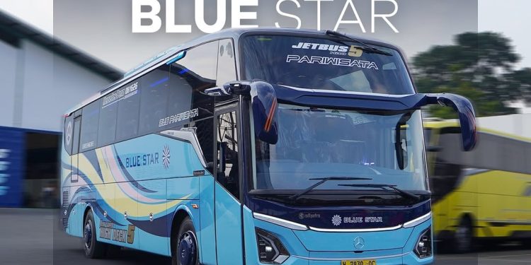 100 Bus Baru Blue Star Meluncur dari Karoseri Adiputro