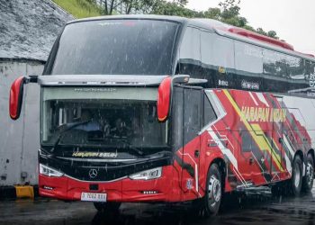 PO Harapan Indah Tambah Bus Baru dari Karoseri Tentrem, Pakai Sasis Mercedes-Benz O 500 RSD 2445
