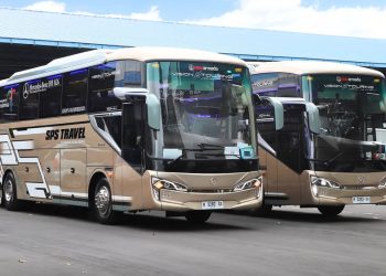 Bus Baru PO SPS Travel Meluncur Dari Karoseri New Armada, Gunakan Sasis Mercedes-Benz OH 1626
