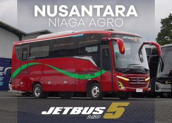 Bus Milik Nusantara Niaga Agro Punya Kabin Khusus Pakai Bodi Jetbus 5 MD