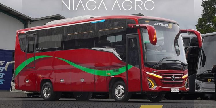 Bus Milik Nusantara Niaga Agro Punya Kabin Khusus Pakai Bodi Jetbus 5 MD