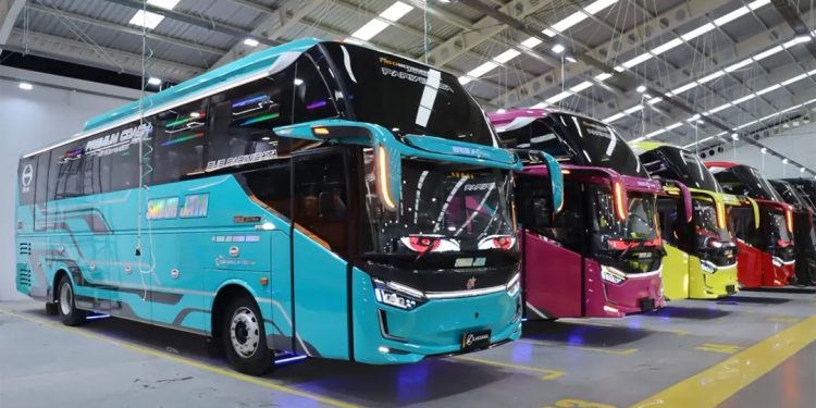 5 Bus Baru PO Subur Jaya Tampil Nyentrik, Pakai Sasis Space Frame Dari Hino