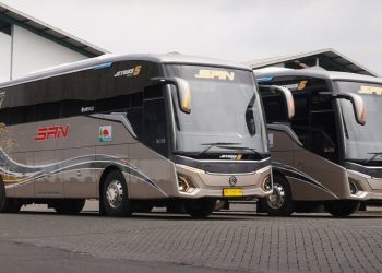 Pertama di Indonesia, PO SAN Kombinasikan Bodi Jetbus 5 dengan Sasis Golden Dragon