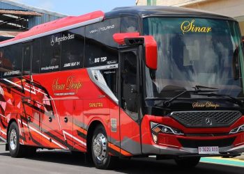 Dua Bus Baru PO Sinar Dempo Pakai Mesin Depan, Bagasi Tambah Luas