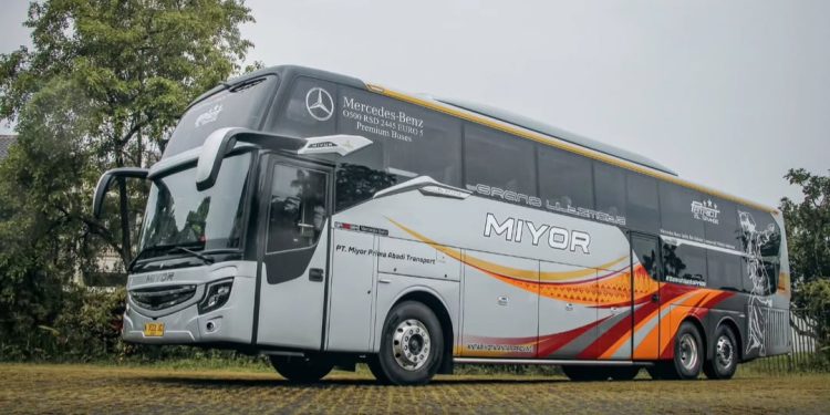 Bus Baru PO Miyor Pakai Bodi Patriot El Grande, Punya Tiga Kelas di Kabinnya