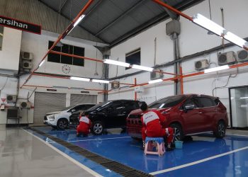 Bengkel Bodi dan Cat Pertama Mitsubishi Motors di Kota Surabaya Mulai Beroperasi