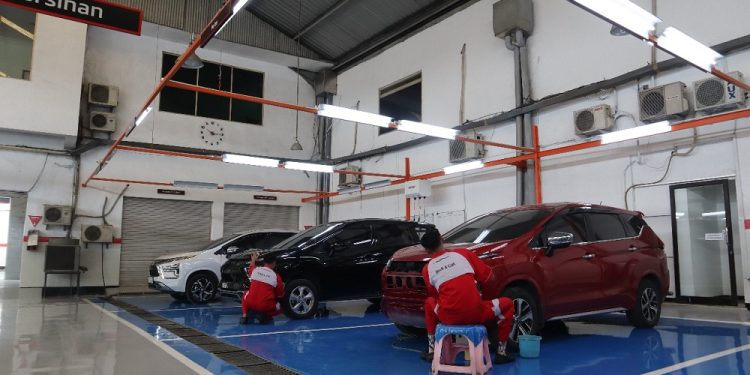 Bengkel Bodi dan Cat Pertama Mitsubishi Motors di Kota Surabaya Mulai Beroperasi