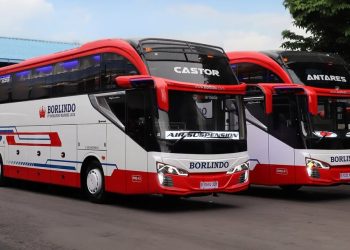 Dua Bus Baru PO Borlindo Meluncur Gunakan Bodi Syklander R22 Aero Max