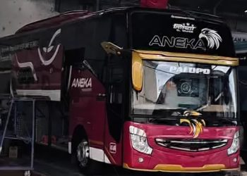 Bus Baru PO Aneka Transport Gunakan Bodi Patriot El Grande dan Sasis Premium Mercedes-Benz