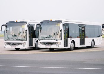 Bus Baru Bandara Soetta Pakai Sasis Mercedes-Benz O500U 1626 LE Euro 5