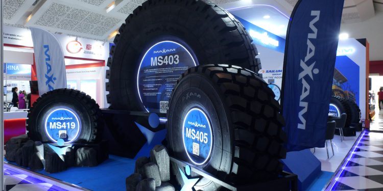 Maxam Hadirkan Inovasi Ban Tambang di Mining Expo, Siap Diproduksi Lokal