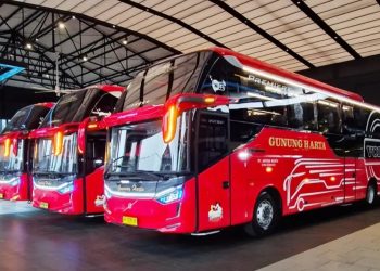 Bikin Nyaman Penumpang, Bus Baru PO Gunung Harta Punya Tiga Kelas Berbeda