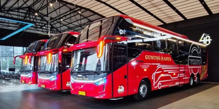 Bikin Nyaman Penumpang, Bus Baru PO Gunung Harta Punya Tiga Kelas Berbeda