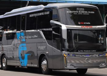 Bus AKAP Baru PO Putra Pandawa 5 Pakai Bodi Skylander R25 Fusion, Siap Bikin Penumpang Nyaman