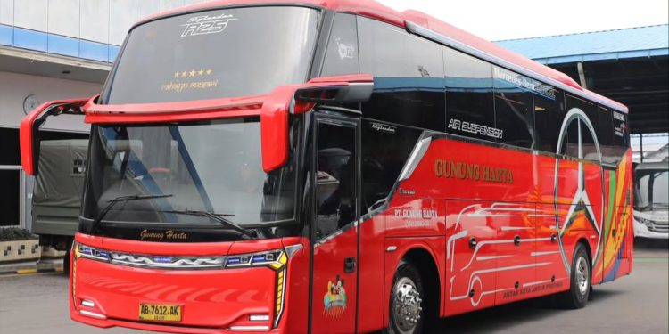 Dua Bus Baru PO Gunung Harta Segera Mengaspal, Pakai Bodi Skylander R25