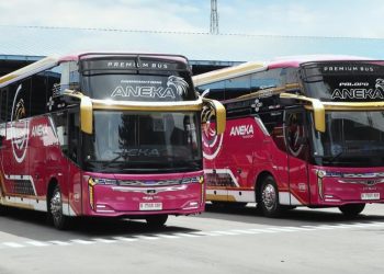 Bus Baru PO Aneka Transport Pakai Bodi Skylander R25, Ada Tiga Kelas di Kabinnya
