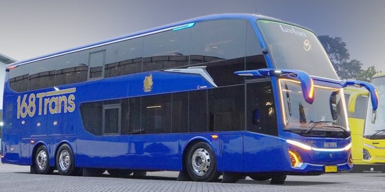 PO 168 Trans Tambah Bus Double Decker Baru Pakai Bodi Jetbus 5, Kabin Dibuat Mewah