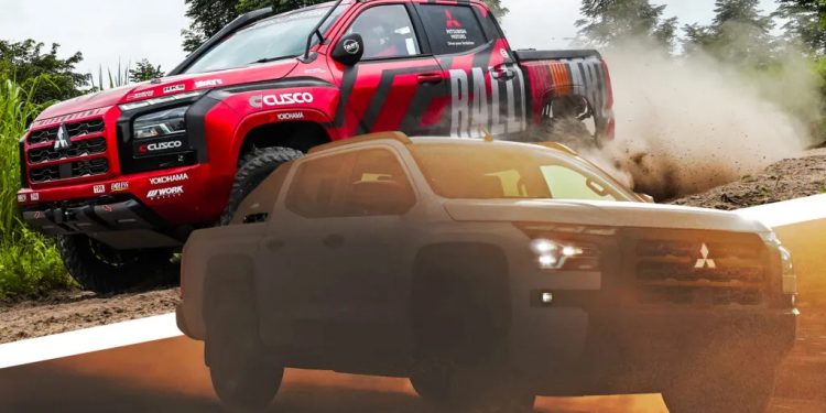 Pakai DNA AXCR, Mitsubishi Bocorkan Penampakan Triton Raider, Siap Libas Hilux dan Ranger!