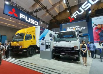Deretan Truk Logistik Mitsubishi Fuso Canter dan Fighter di GIICOMVEC 2026