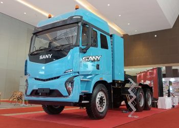 Profil Sany SE588, Truk Listrik Heavy Duty yang Bisa Tukar Baterai Cuma 5 Menit